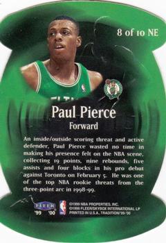 1999-00 Fleer Tradition - Net Effect #8 NE Paul Pierce Back