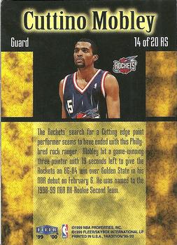 1999-00 Fleer Tradition - Rookie Sensations #14 RS Cuttino Mobley Back