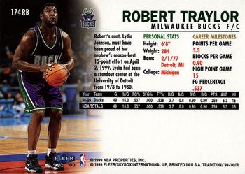 1999-00 Fleer Tradition - Roundball Collection #174RB Robert Traylor Back
