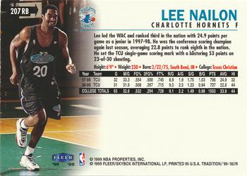 1999-00 Fleer Tradition - Roundball Collection #207RB Lee Nailon Back