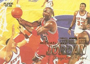 1997-98 Fleer #23 Michael Jordan Front