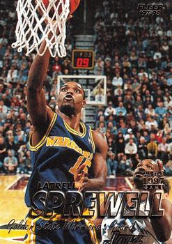 1997-98 Fleer #15 Latrell Sprewell Front