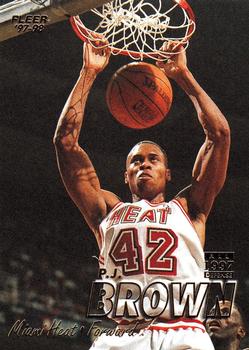 1997-98 Fleer #182 P.J. Brown Front