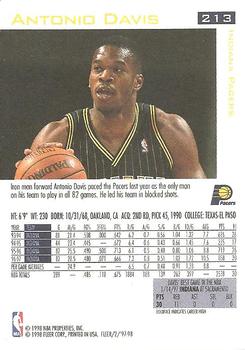1997-98 Fleer #213 Antonio Davis Back