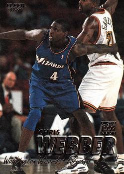 1997-98 Fleer #290 Chris Webber Front