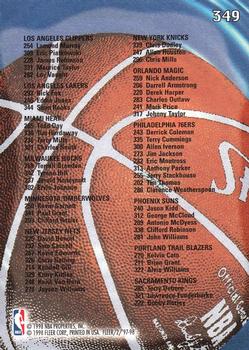 1997-98 Fleer #349 Checklist (Hawks / Kings) Back