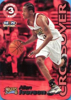 1999-00 Hoops - Calling Card #5CC Allen Iverson Front