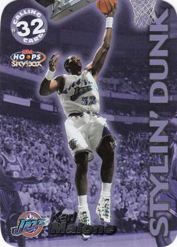 1999-00 Hoops - Calling Card #6CC Karl Malone Front