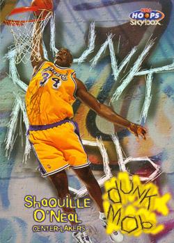 1999-00 Hoops - Dunk Mob #1DM Shaquille O'Neal Front
