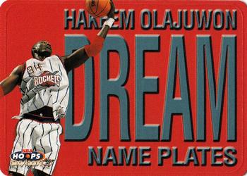 1999-00 Hoops - Name Plates #5NP Hakeem Olajuwon Front