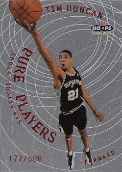 1999-00 Hoops - Pure Players #1PP Tim Duncan Front