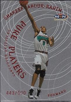 1999-00 Hoops - Pure Players #9PP Shareef Abdur-Rahim Front