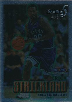1999-00 Hoops - Starting Five #157 Erick Strickland Front