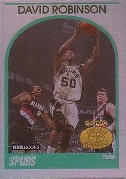 1999-00 Hoops Decade - Draft Day Dominance Parallel #1DD David Robinson Front