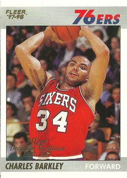 1997-98 Fleer - Decade of Excellence #1 Charles Barkley Front
