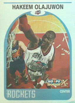 1999-00 Hoops Decade - Hoopla Plus #40 Hakeem Olajuwon Front