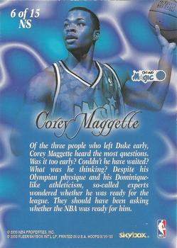 1999-00 Hoops Decade - New Style #6NS Corey Maggette Back