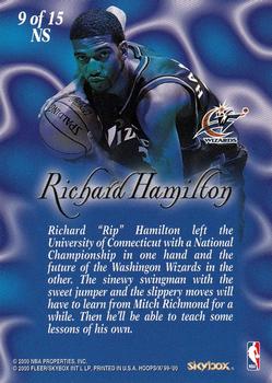 1999-00 Hoops Decade - New Style #9NS Richard Hamilton Back