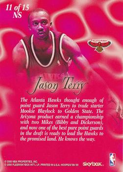 1999-00 Hoops Decade - New Style #11NS Jason Terry Back