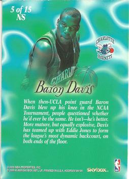 1999-00 Hoops Decade - New Style #5NS Baron Davis Back