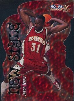 1999-00 Hoops Decade - New Style Die Cut #11NS Jason Terry Front