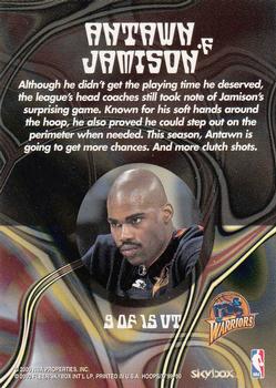 1999-00 Hoops Decade - Up Tempo #9UT Antawn Jamison Back
