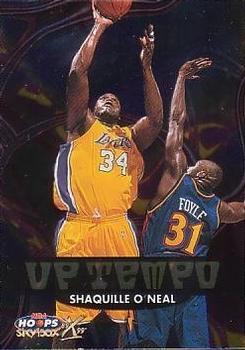 1999-00 Hoops Decade - Up Tempo Parallel #3UT Shaquille O'Neal Front