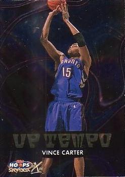 1999-00 Hoops Decade - Up Tempo Parallel #8UT Vince Carter Front