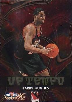 1999-00 Hoops Decade - Up Tempo Parallel #10UT Larry Hughes Front
