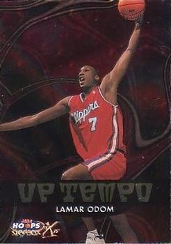 1999-00 Hoops Decade - Up Tempo Parallel #15UT Lamar Odom Front