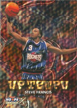 1999-00 Hoops Decade - Up Tempo Parallel #14UT Steve Francis Front