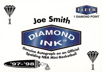 1997-98 Fleer - Diamond Ink 1 Point #NNO Joe Smith Front