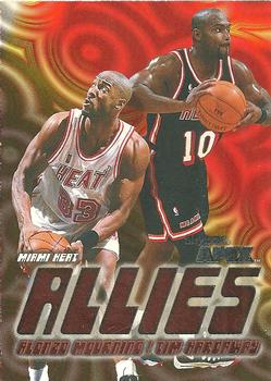 1999-00 SkyBox Apex - Allies #13A Alonzo Mourning / Tim Hardaway Front