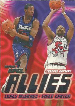 1999-00 SkyBox Apex - Allies #7A Vince Carter / Tracy McGrady Front