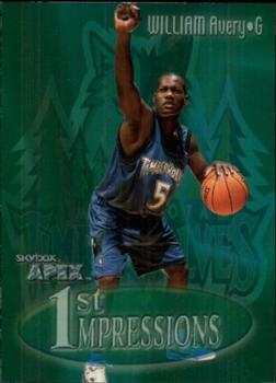 1999-00 SkyBox Apex - First Impressions #15 FI William Avery Front