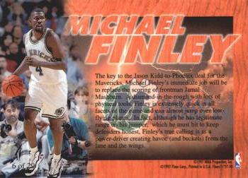 1997-98 Fleer - Flair Hardwood Leaders #6 Michael Finley Back