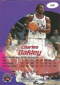 1999-00 SkyBox Apex - Xtra #11X Charles Oakley Back