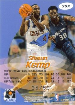 1999-00 SkyBox Apex - Xtra #39X Shawn Kemp Back