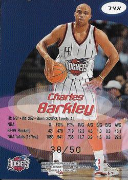 1999-00 SkyBox Apex - Xtra #74X Charles Barkley Back