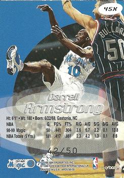 1999-00 SkyBox Apex - Xtra #45X Darrell Armstrong Back