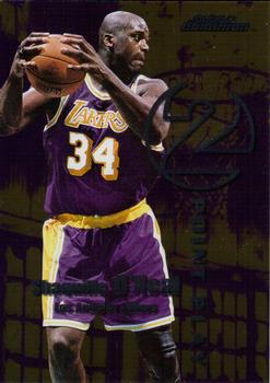 1999-00 SkyBox Dominion - 2 Point Play #5 TP Shaquille O'Neal / Michael Olowokandi Front