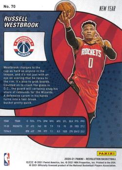 2020-21 Panini Revolution - Chinese New Year #70 Russell Westbrook Back