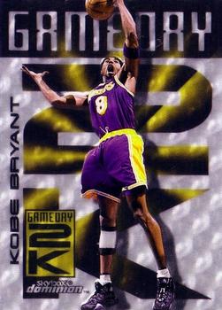 1999-00 SkyBox Dominion - Game Day 2K Warp Tek #2 GD Kobe Bryant Front
