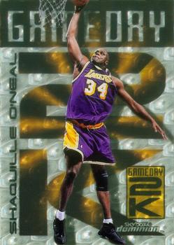 1999-00 SkyBox Dominion - Game Day 2K Warp Tek #7 GD Shaquille O'Neal Front