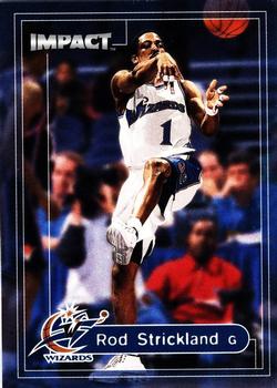 1999-00 SkyBox Impact #28 Rod Strickland Front