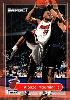 1999-00 SkyBox Impact #26 Alonzo Mourning Front