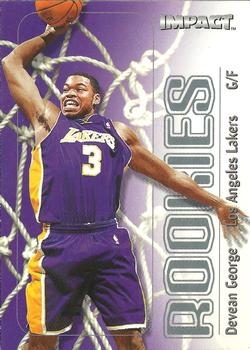1999-00 SkyBox Impact #189 Devean George Front