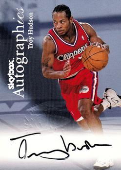 1999-00 SkyBox Premium - Autographics #NNO Troy Hudson Front