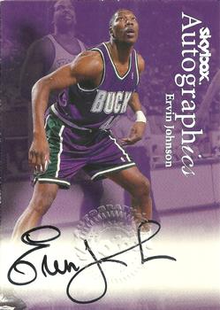 1999-00 SkyBox Premium - Autographics #NNO Ervin Johnson Front