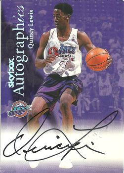 1999-00 SkyBox Premium - Autographics #NNO Quincy Lewis Front
